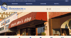 Desktop Screenshot of hendersontx.us