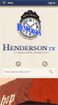 Mobile Screenshot of hendersontx.us